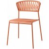 Zahradní židle a křeslo Scab ARMCHAIR LISA CLUB - zahradní židle s područkami terracotta PVC výplet SCAB P73 - tmavě červená