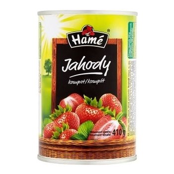 Hamé Jahodový kompot ve sladkém nálevu 410 g