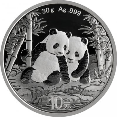China Mint Stříbrná mince Panda 2026 30 g – Zboží Dáma