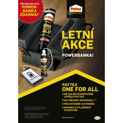 PATTEX One for all lepidlo montážní 440g