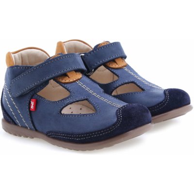 EMEL dětské kožené sandálky ES 1073-11 modrá