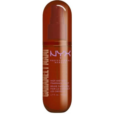NYX Professional Makeup Fat Oil Body Spray parfémovaná mlha na vlasy a tělo s vůní Caramelt Mami 80 ml – Zboží Dáma