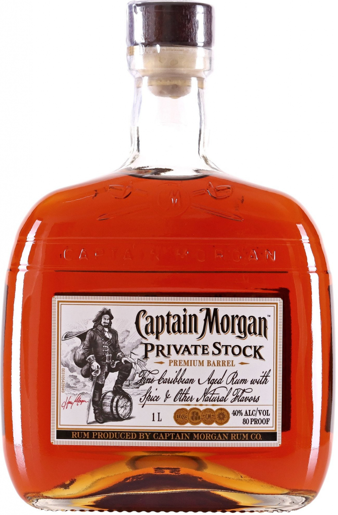 Captain Morgan Private Stock 40% 1 l (holá láhev)
