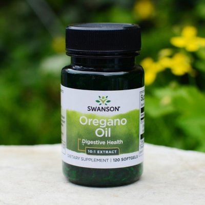 Swanson Oregano oil 10:1 Extrakt z oregánového oleje 150 mg 120 kapslí