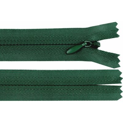 Spirálový zip skrytý No 3 délka 60 cm Varianta: 273 zelená smrková, Balení: 1 ks – Zboží Dáma