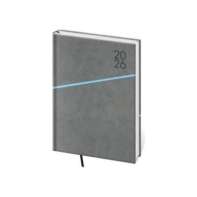 Grife A5 Denní 2026 šedo/modrá – Zboží Mobilmania