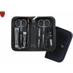 Kellermann Pánská černá manikúra 8-ti dílná sada v černém koženkovém pouzdře 5213 MC N, – Zboží Mobilmania