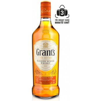 Grant's Rum Cask Finish 40% 0,7 l (holá láhev)