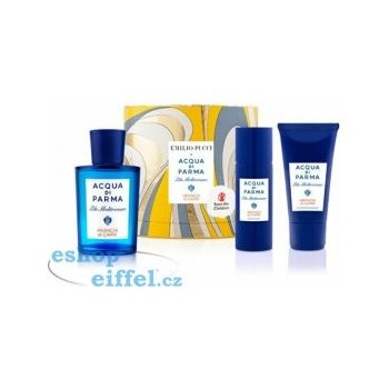 Acqua di Parma Blu Mediterraneo Arancia di Capri EDT 75 ml + sprchový gel 40 ml + tělové mléko 50 ml dárková sada