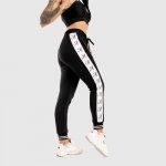 Iron Aesthetics Striped dámské fitness tepláky černé – Zboží Mobilmania