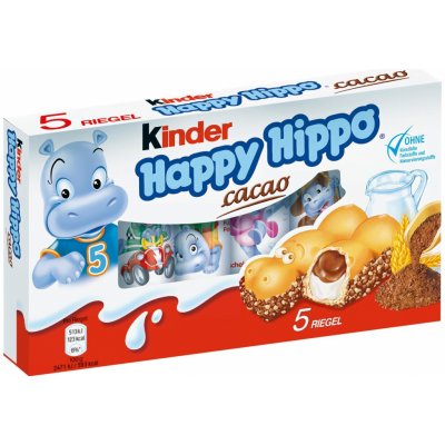 Ferrero Kinder Happy Hippo Cacao 103,5 g – Zboží Mobilmania