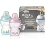 Tommee Tippee láhev s obrázky C2N 2ks me modrá 260ml – Sleviste.cz