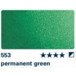 Schmincke Akademie akvarel 553 permanent green – Zboží Dáma