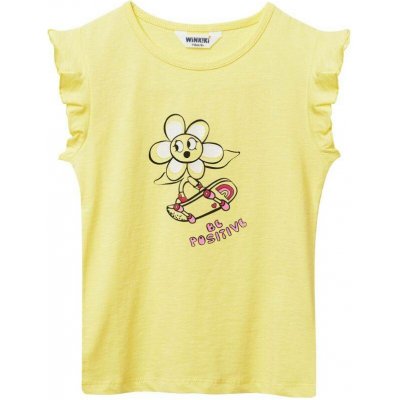 Winkiki Kids Wear dívčí top Perfection žlutá – Sleviste.cz