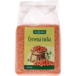 BioNebio Bio červená čočka půlená 0,5 kg