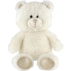 TEDDIES Dětský medvídek bílý 40 cm