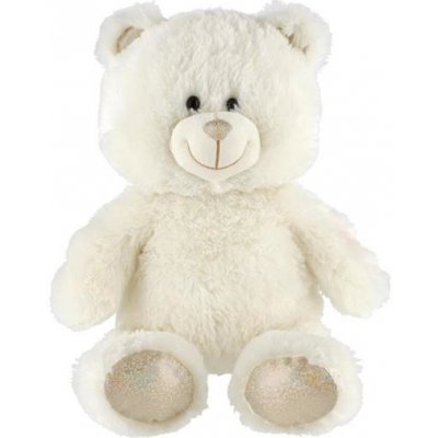 TEDDIES Dětský medvídek bílý 40 cm – Zbozi.Blesk.cz