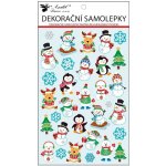 Pop up vánoční samolepky Sněhuláci 14,5 x 25 cm – Hledejceny.cz