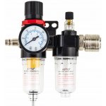 Vorfal Regulátor tlaku vzduchu 1/4" s filtrem a přimazáváním V02012 – Zboží Mobilmania