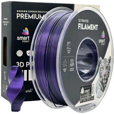 Smart Print Silk PLA Dual color black purple 1,75mm 1kg – Hledejceny.cz