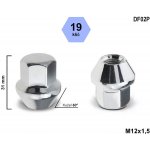 Kolová matice M12x1,5 kužel uzavřená, klíč 19, výška 32 mm, DF02P – Hledejceny.cz