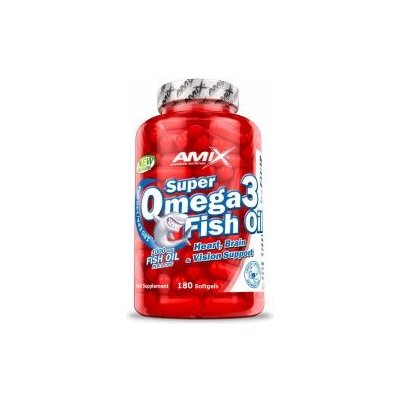 Amix Super Omega 3 Fish Oil Ananas 180 Kapslí