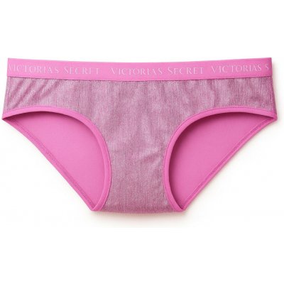 Victoria Secret Klasické Bavlněné Kalhotky Bikini Violet růžová – Hledejceny.cz