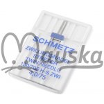 SCHMETZ JEHLY stretch-dvoujehla 130/705 H-S ZWI, rozpich 4,0mm, 2x75 – Zboží Dáma