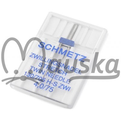 SCHMETZ JEHLY stretch-dvoujehla 130/705 H-S ZWI, rozpich 4,0mm, 2x75 – Zboží Dáma