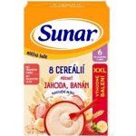 Sunar mléčná kaše 8 cereálií jahoda banán 340 g – Zboží Dáma