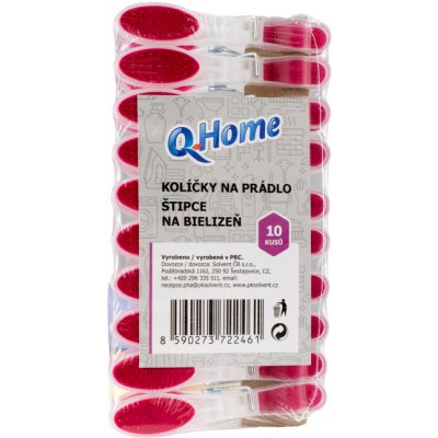 Q Home pogumované kolíčky na prádlo 10 ks – Zboží Dáma