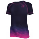 Petit Lulu dětské funkční tričko s krátkým rukávem mozaika fialová/tmavá – Zbozi.Blesk.cz