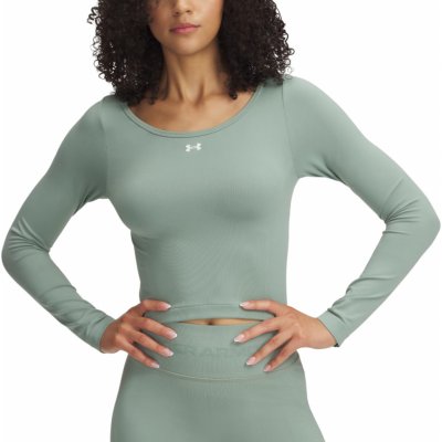 Under Armour UA Vanish Seamless LS Zelená – Zboží Dáma