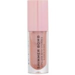 Makeup Revolution Shimmer Gloss třpytivý lesk na rty Glimmer Nude 4,5 ml – Zboží Dáma