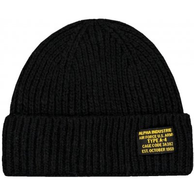Alpha Industries A-4 WATCH VINTAGE BEANIE černá – Hledejceny.cz