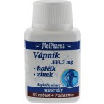 MedPharma Vápník+hořčík+zinek 37 tablet – Hledejceny.cz