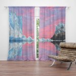 Sablio Závěs Ledovec: 2ks 140x250cm – Hledejceny.cz