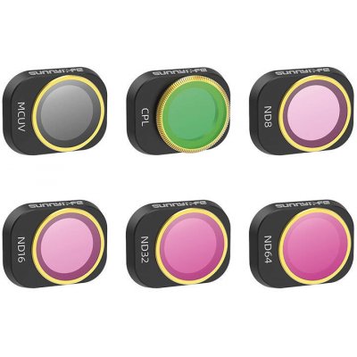 Sunnylife 6 filtrů pro objektiv MCUV, CPL, ND8/16/32/64 pro DJI MINI 4 PRO – Zbozi.Blesk.cz