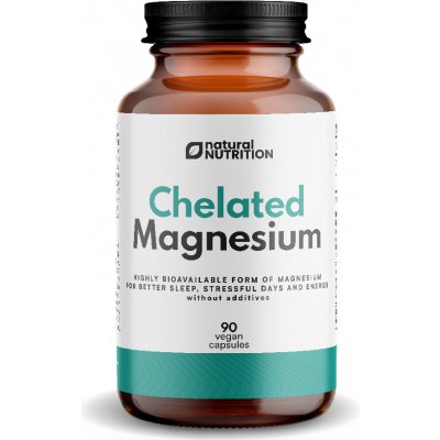 Natural Nutrition 100% Chelated Magnesium 60 kapslí – Hledejceny.cz