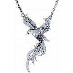 Fantasy Šperky Stříbrný náhrdelník s černými zirkony P3558 – Zbozi.Blesk.cz