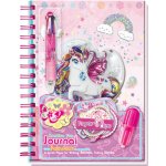 Zápisník svítící ve tmě s propiskou a samolepky – Zboží Dáma