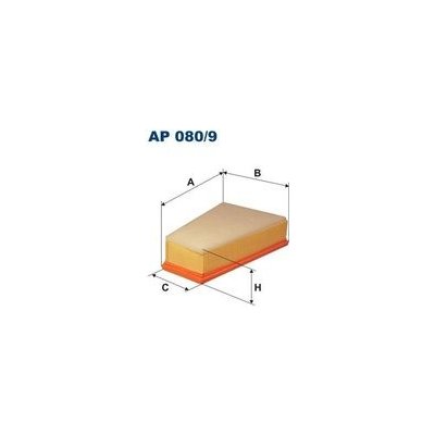 Vzduchový filtr FILTRON AP 080/9 – Hledejceny.cz