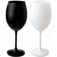 Royal Crystal sklenic na víno Black and White Lesklé 2 x 580 ml