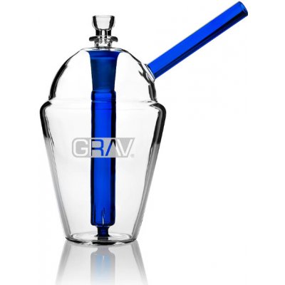 GRAV® Skleněný bong Slush Cup 17 cm Modrá – Hledejceny.cz