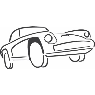 Auto plastová šablona 049 D 29x29cm – HobbyKompas.cz