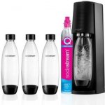 SodaStream Terra Black + 3 láhve SodaStream Fuse 3 x 1 l + bombička – Zboží Dáma