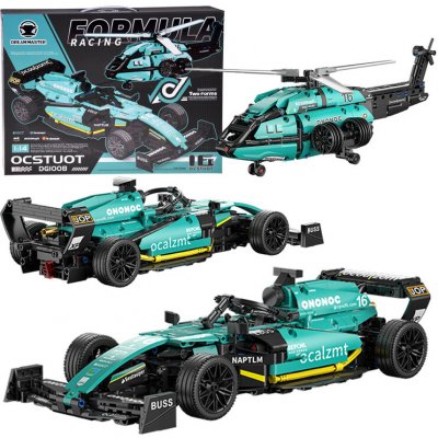 DreamMaster Technic 2v1 – Bolid F1 a vrtulník 736 ks – Hledejceny.cz