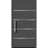 Domovní číslo Splendoor Hliníkové vchodové dveře Moderno M460/P, antracitová metalíza, 110 L