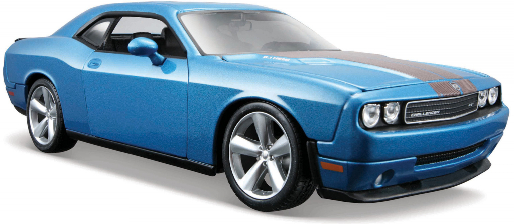 Maisto 2008 Dodge Challenger SRT8 metal modrá 1:24