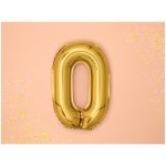 Fóliový balónek písmeno O ZLATÝ 35 cm – Sleviste.cz